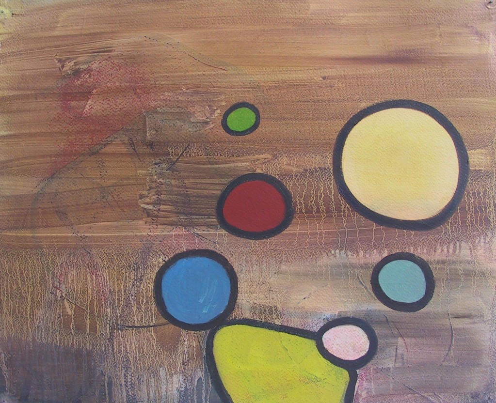 Hugh Delap, 10-09, oil on paper, 42 x 55 cm, 2010