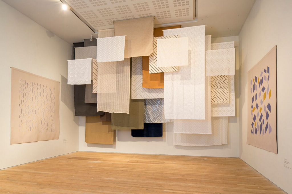 Anni Albers, installation view of materials